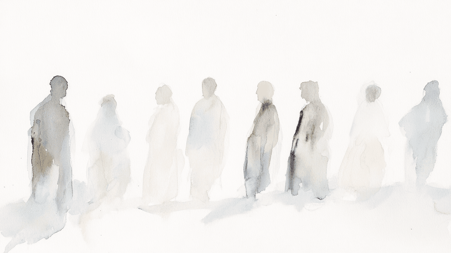 Artwork — golden retriever abstract scene dreamy minimalist watercolor 01