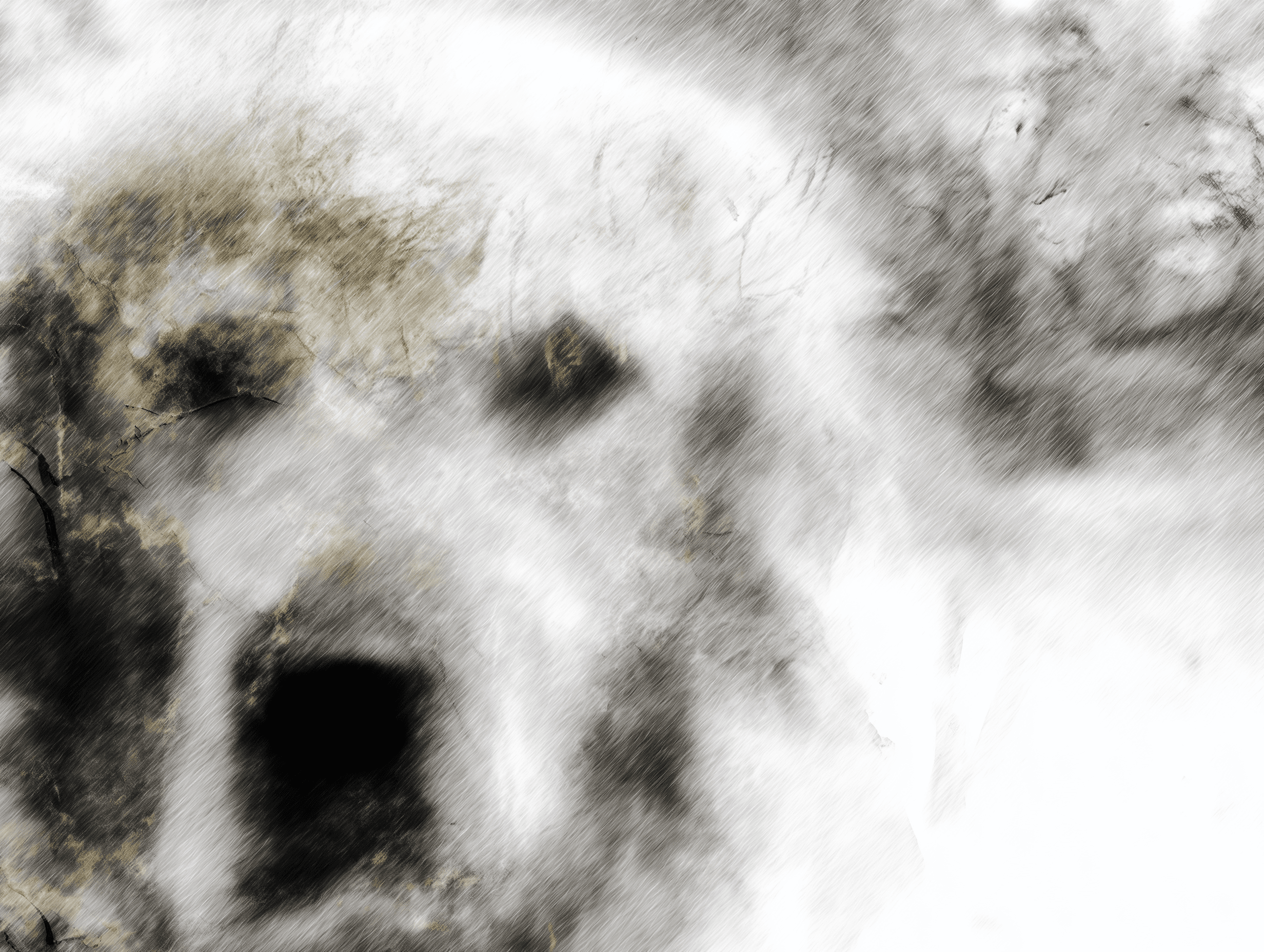 Artwork — golden retriever abstract surreal abstract painting 05