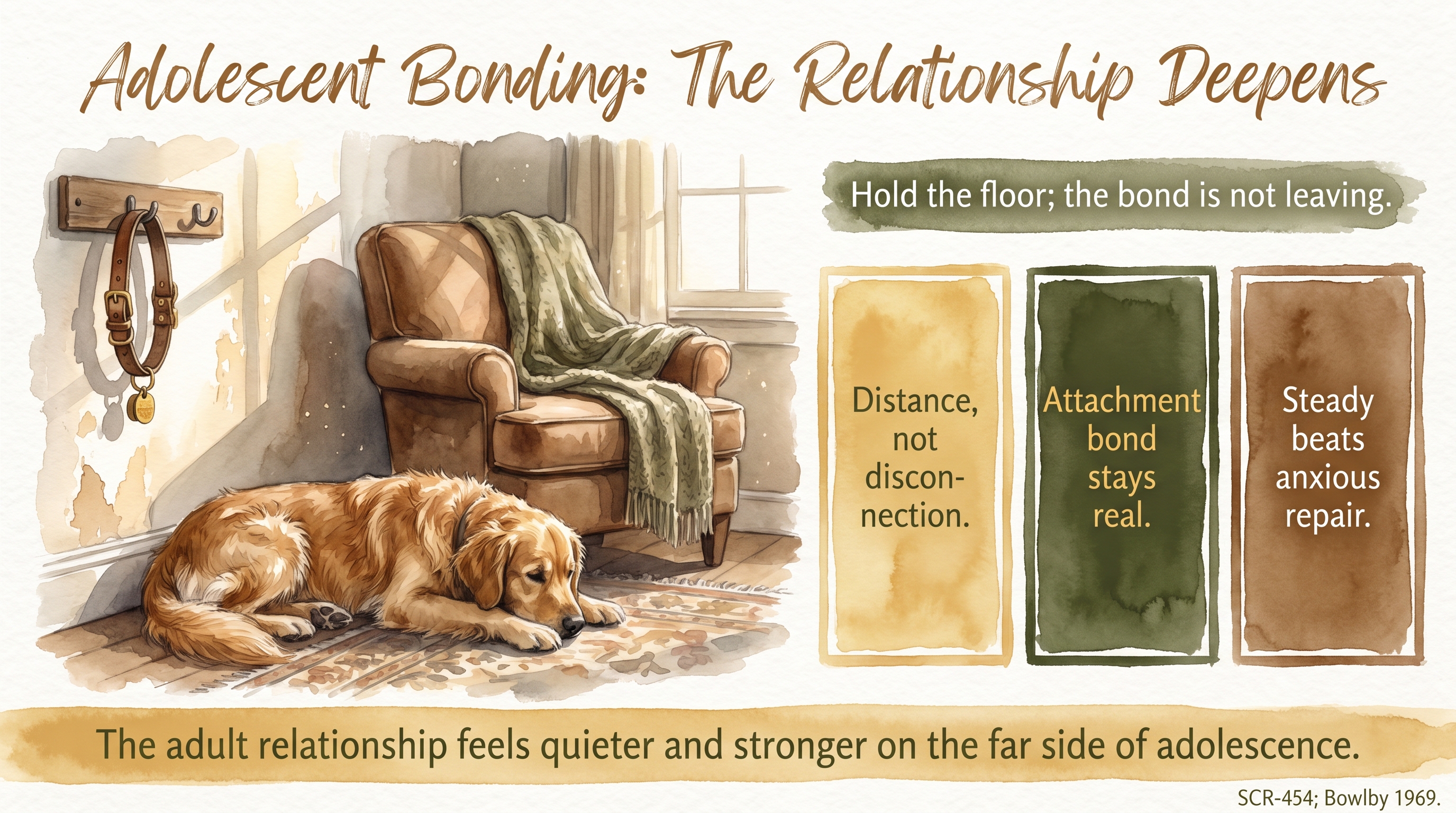 Infographic: Adolescent Bonding: The Relationship Deepens, It Does Not Break - why adolescent dogs - Just Behaving Wiki
