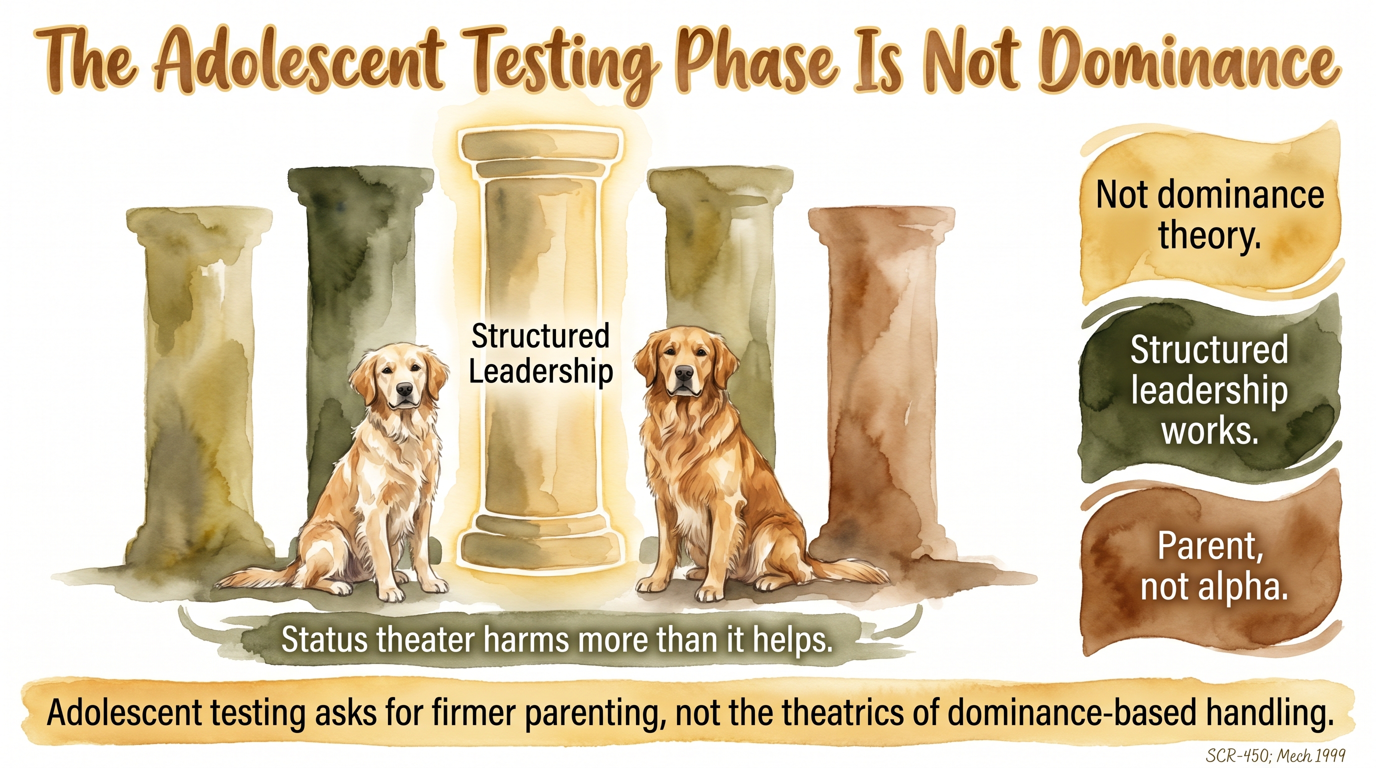 Infographic: The Adolescent Testing Phase Is Not Dominance - why adolescent testing - Just Behaving Wiki