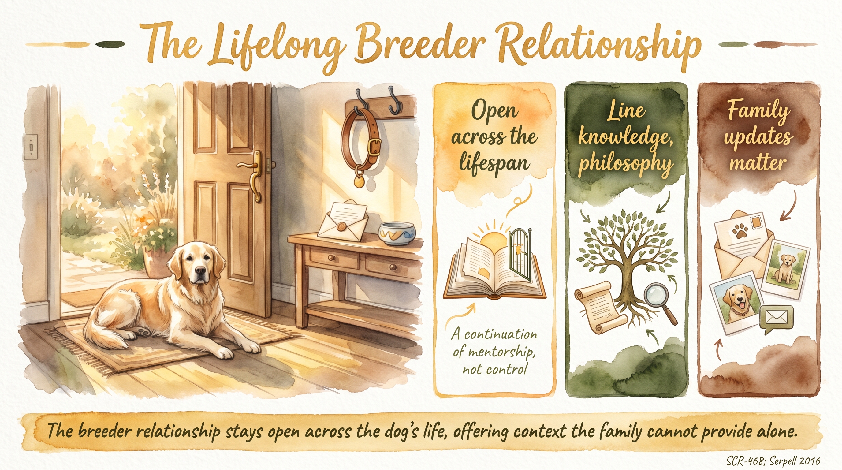 Infographic: The Lifelong Breeder Relationship - why JB treats the breeder-family bond as a lifelong - Just Behaving Wiki