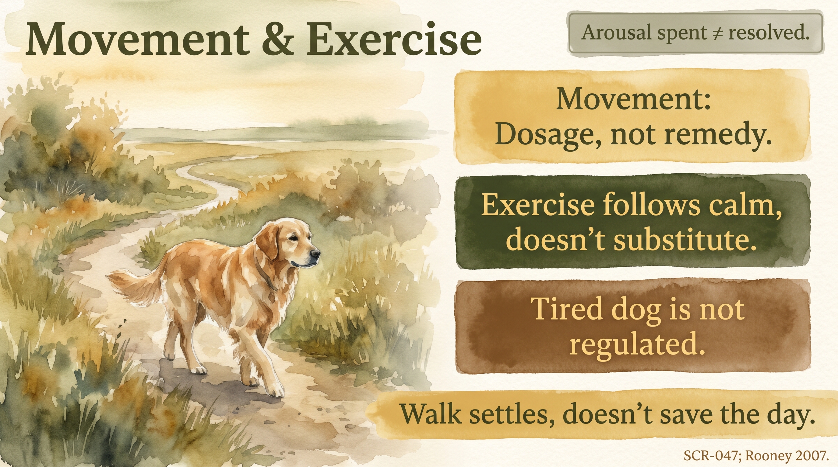 Infographic: Movement and Exercise - why movement is a regulatory tool rather than a wind-up device and why more is not always better - Just Behaving Wiki