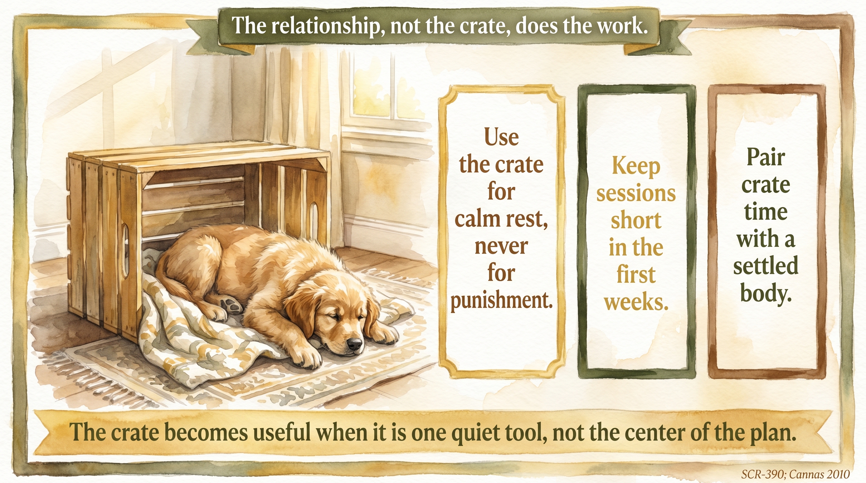 Infographic: The crate question in the transition - possible rest tool, not an ideology - Just Behaving Wiki