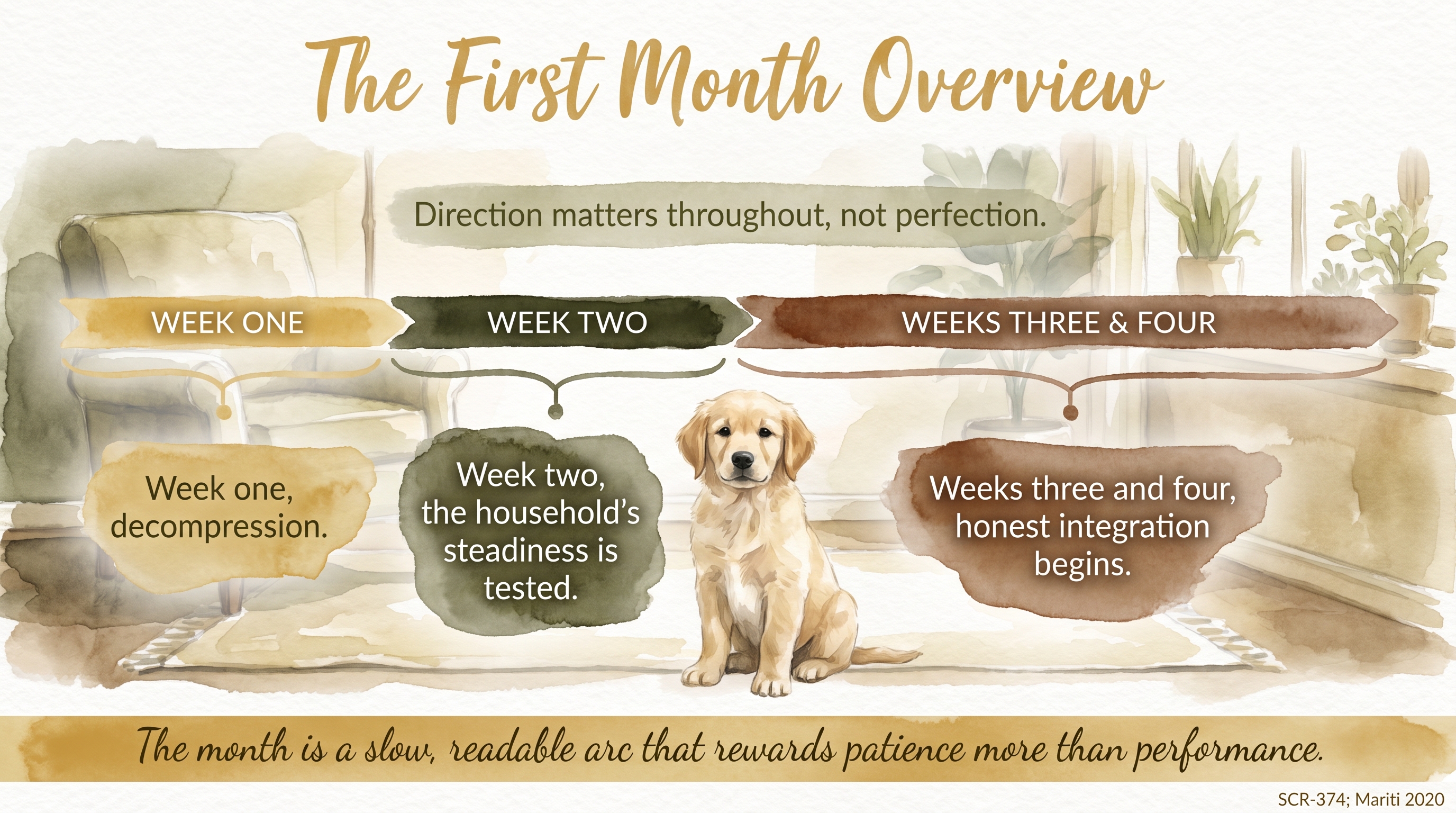 Infographic: The first month overview - from arrival to integration over four weeks - Just Behaving Wiki